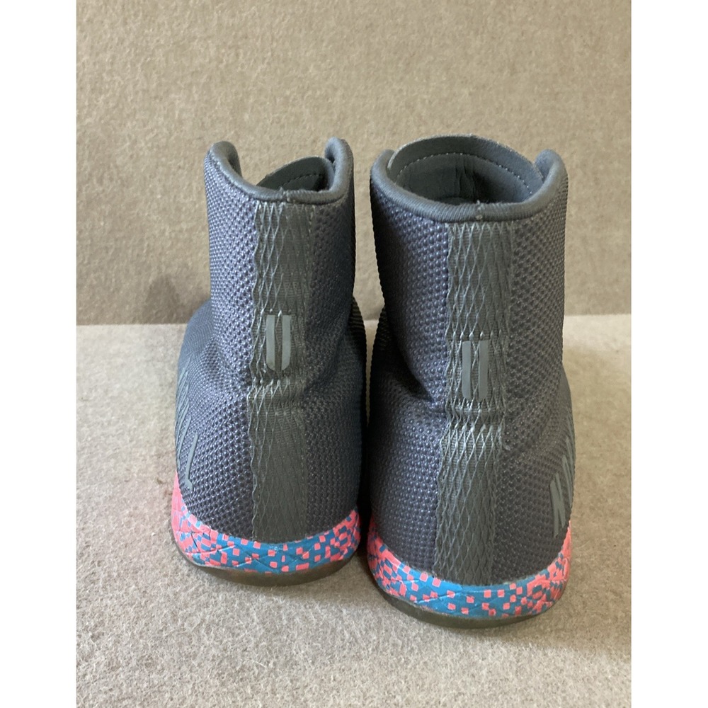 Nobull Outwork High Top Workout Trainer Shoes Mens 9.5 Grey Rainbow Super Fabric - Picture 4 of 6
